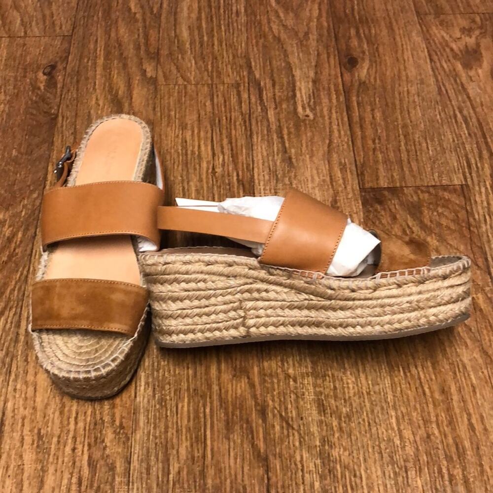 Rag & Bone Edie Wedge Brown Tobacco Jute Espadrille Size 8 (38) - Picture 4 of 16